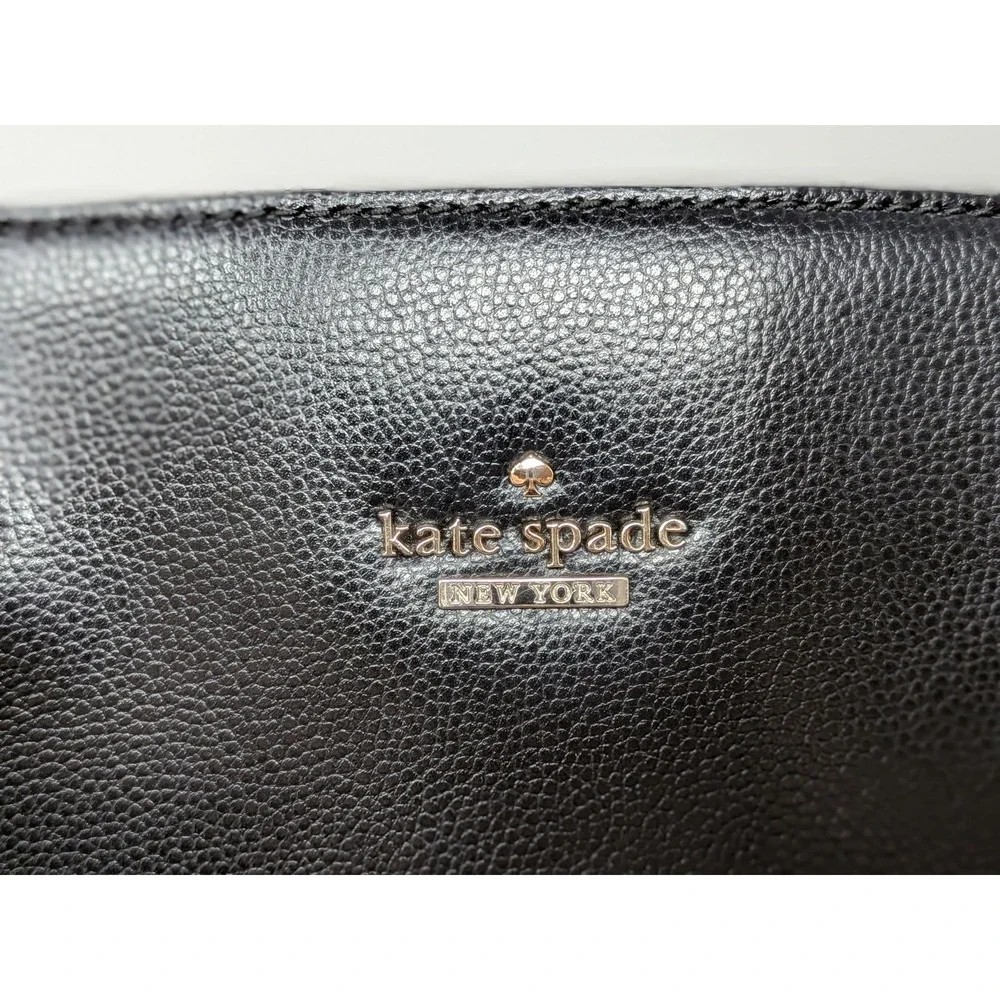 KATE SPADE Patterson Drive Geraldine Satchel Tote Purse Black WKRU5651 - READ